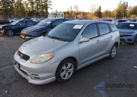 2003 Toyota Matrix Xr из США, поврежденный, VIN 2T1KR32E13C124782